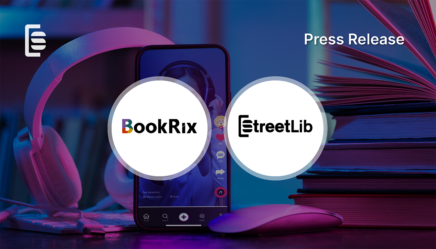 BookRix and StreetLib join forces to drive innovation in the book publishing industry